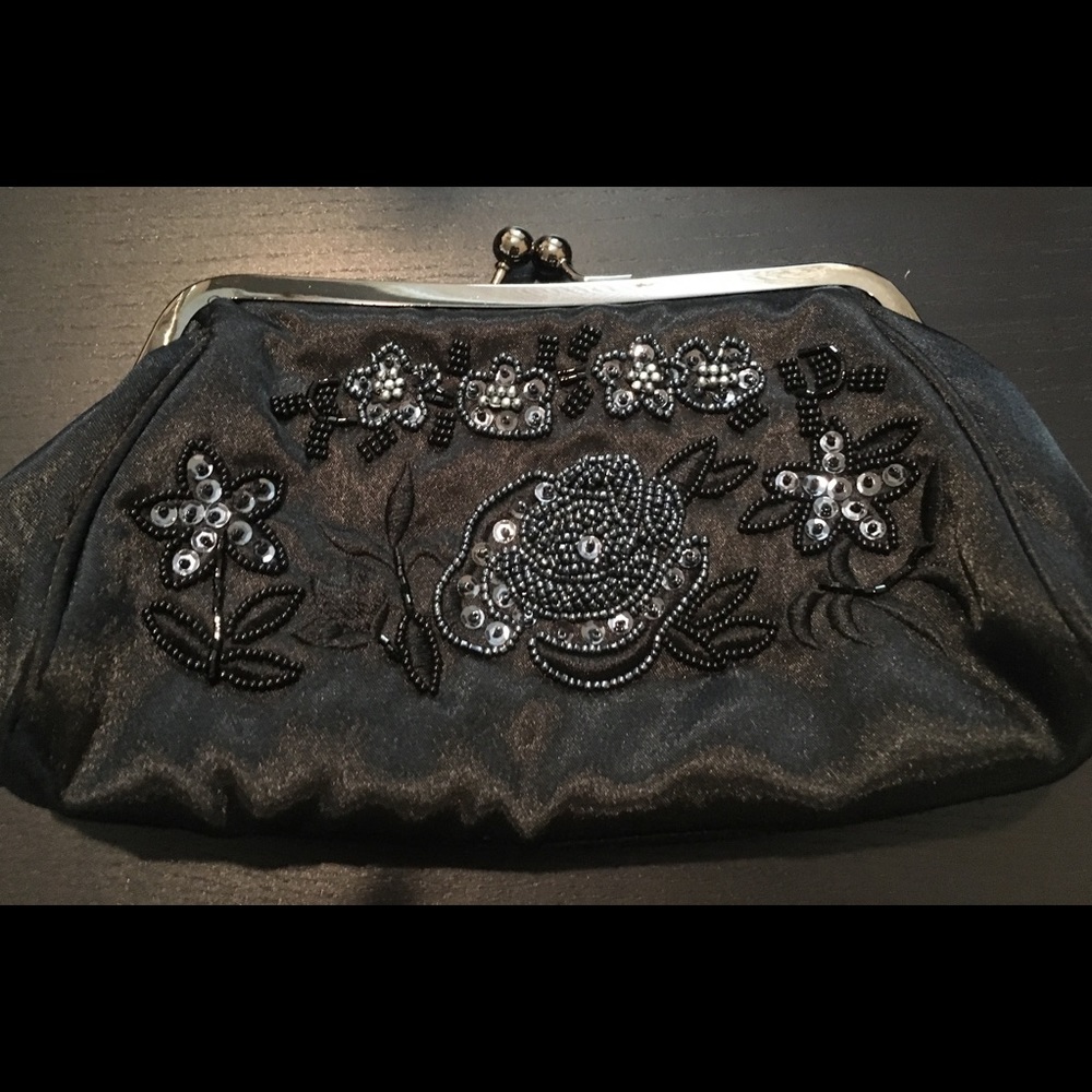 Black. Evening bag
